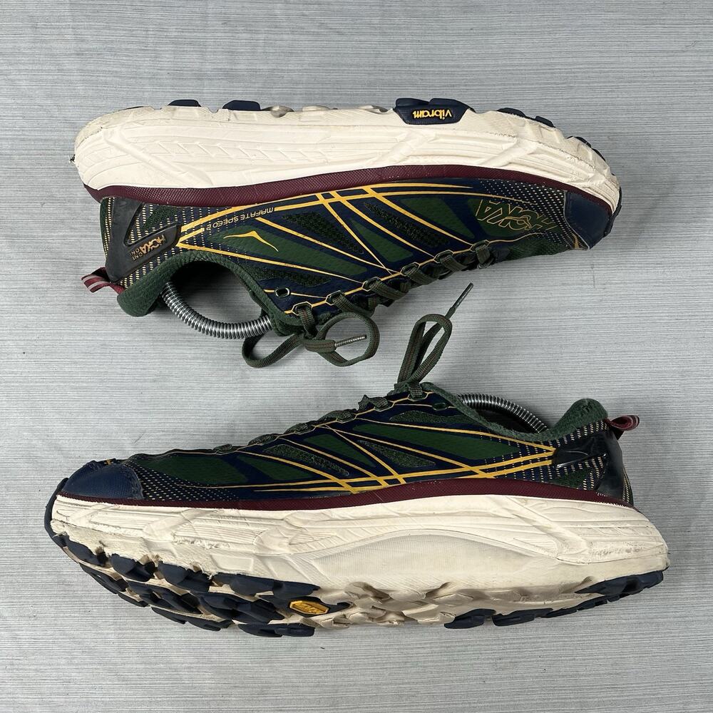 Hoka One One Mafate Speed 2 Men’s Size 9.5 Green Running Fitness Shoes 1126851